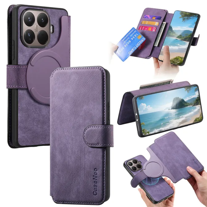 Housse Xiaomi 17T Pro avec Coque Détachable Simili Cuir