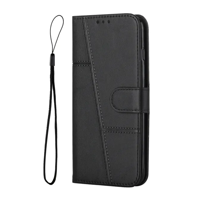 Housse Xiaomi 17T Simili Cuir Lignes en Relief