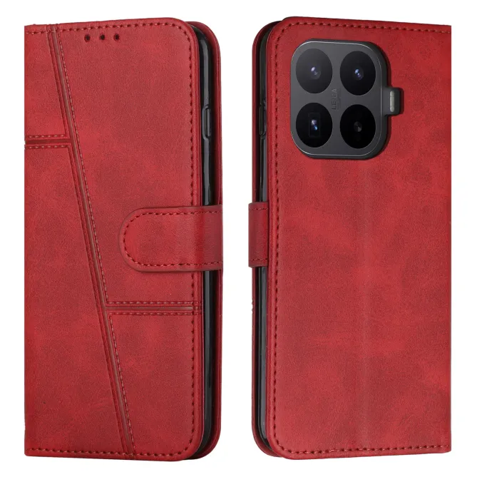 Housse Xiaomi 17T Simili Cuir Lignes en Relief