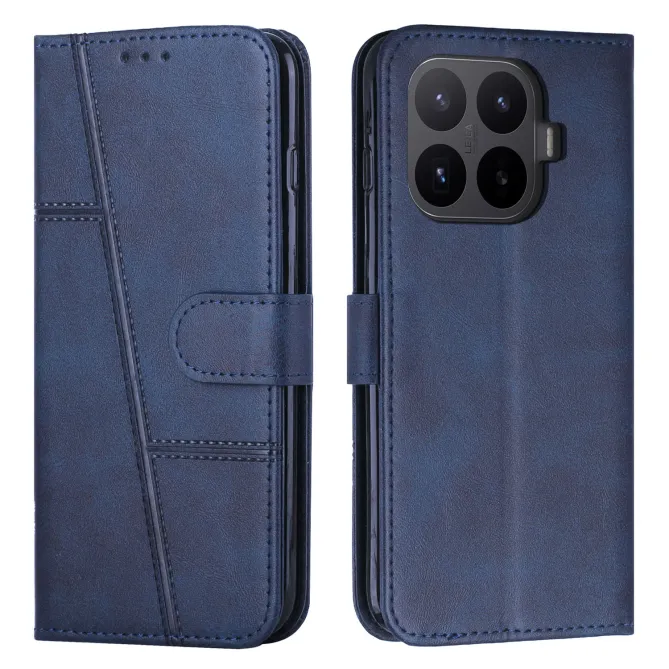 Housse Xiaomi 17T Simili Cuir Lignes en Relief