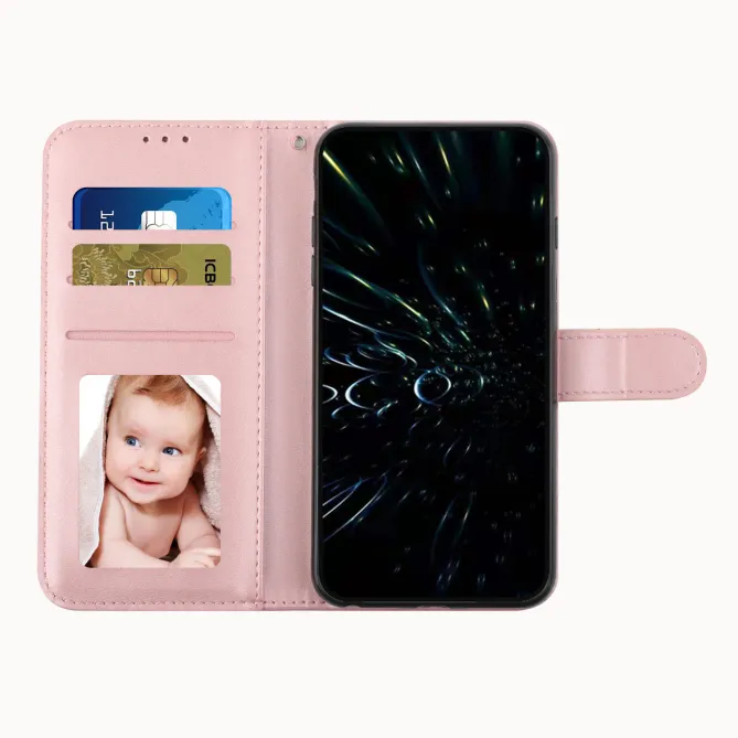 Housse Xiaomi 17T Simili Cuir Lignes en Relief
