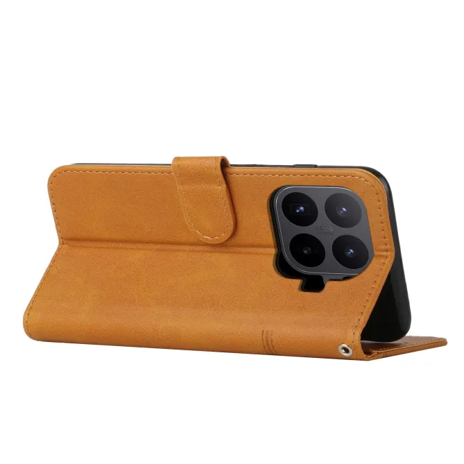 Housse Xiaomi 17T Simili Cuir Lignes en Relief