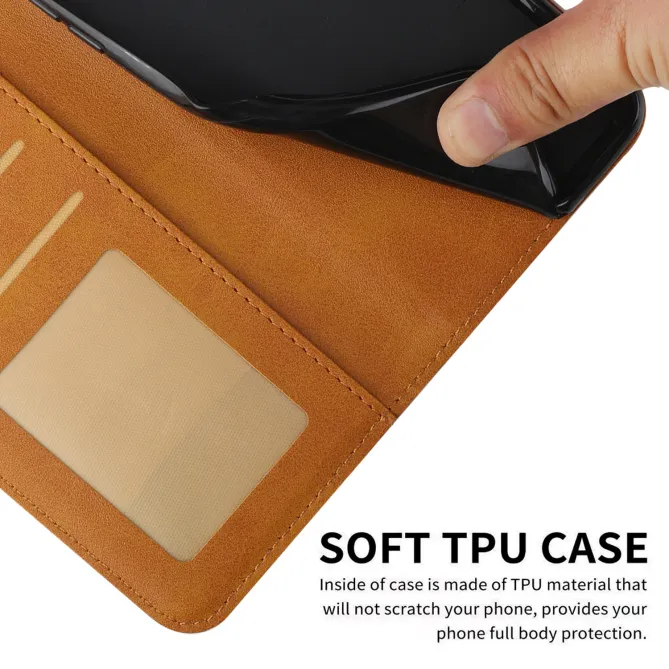Housse Xiaomi 17T Simili Cuir Lignes en Relief