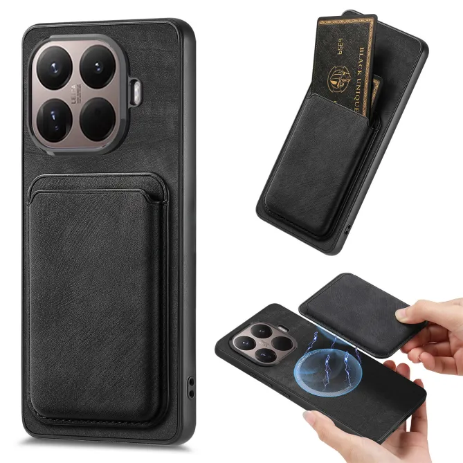 Coque Xiaomi 17T Simili Cuir Rétro Porte-Cartes Magnétique Détachable