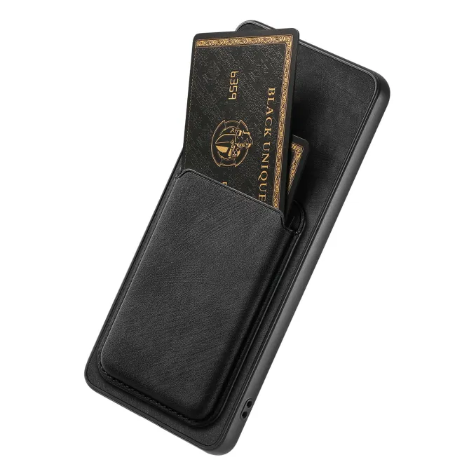 Coque Xiaomi 17T Simili Cuir Rétro Porte-Cartes Magnétique Détachable