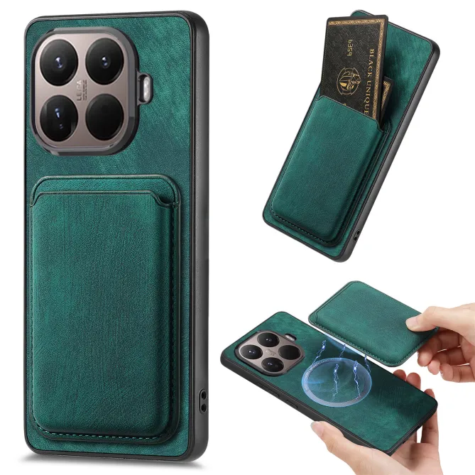 Coque Xiaomi 17T Simili Cuir Rétro Porte-Cartes Magnétique Détachable