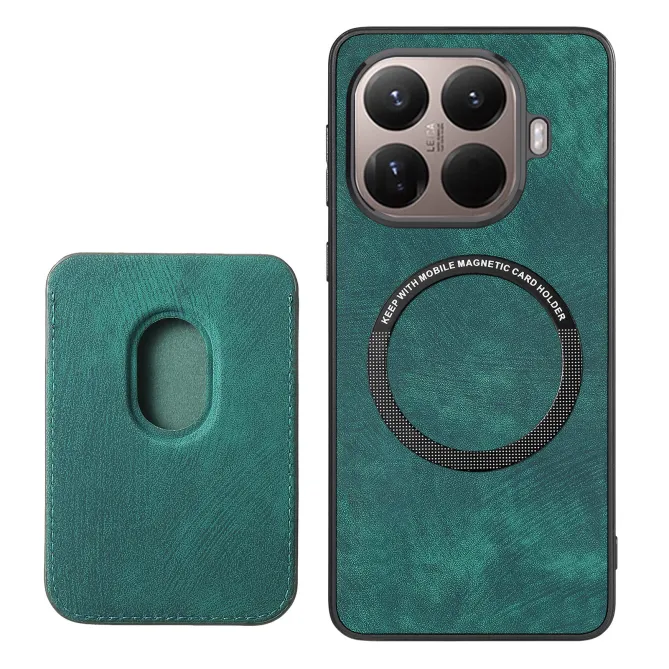 Coque Xiaomi 17T Simili Cuir Rétro Porte-Cartes Magnétique Détachable