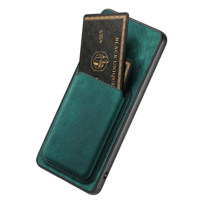 Coque Xiaomi 17T Simili Cuir Rétro Porte-Cartes Magnétique Détachable