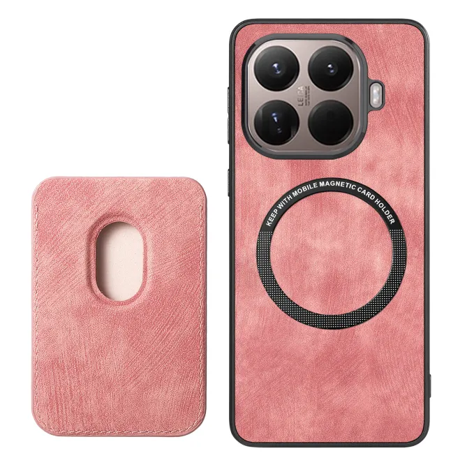 Coque Xiaomi 17T Simili Cuir Rétro Porte-Cartes Magnétique Détachable