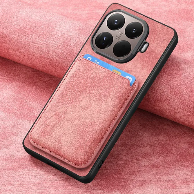 Coque Xiaomi 17T Simili Cuir Rétro Porte-Cartes Magnétique Détachable