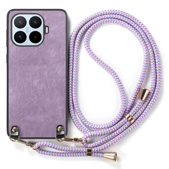 Coque Xiaomi 17T Simili Cuir Rétro Cordon Bandoulière Ajustable
