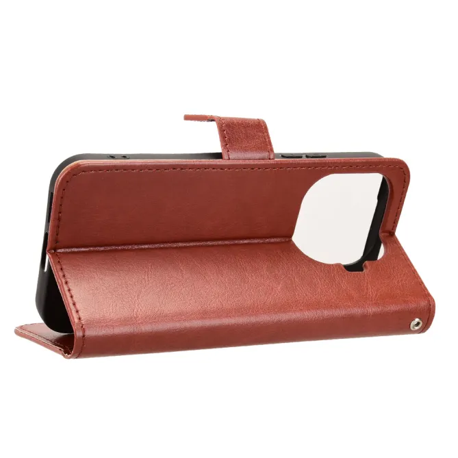 Housse Xiaomi 17T Pro Portefeuille Effet Cuir Patiné