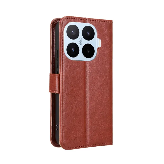 Housse Xiaomi 17T Pro Portefeuille Effet Cuir Patiné