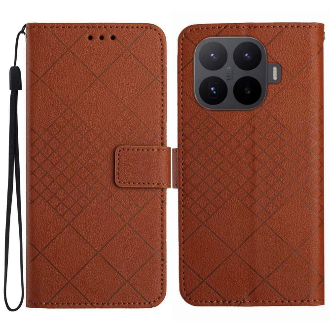 Housse Xiaomi 17T Pro Folio Losange Embossé Porte-Cartes
