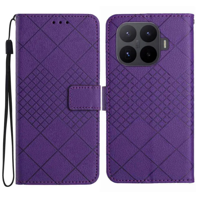 Housse Xiaomi 17T Pro Folio Losange Embossé Porte-Cartes