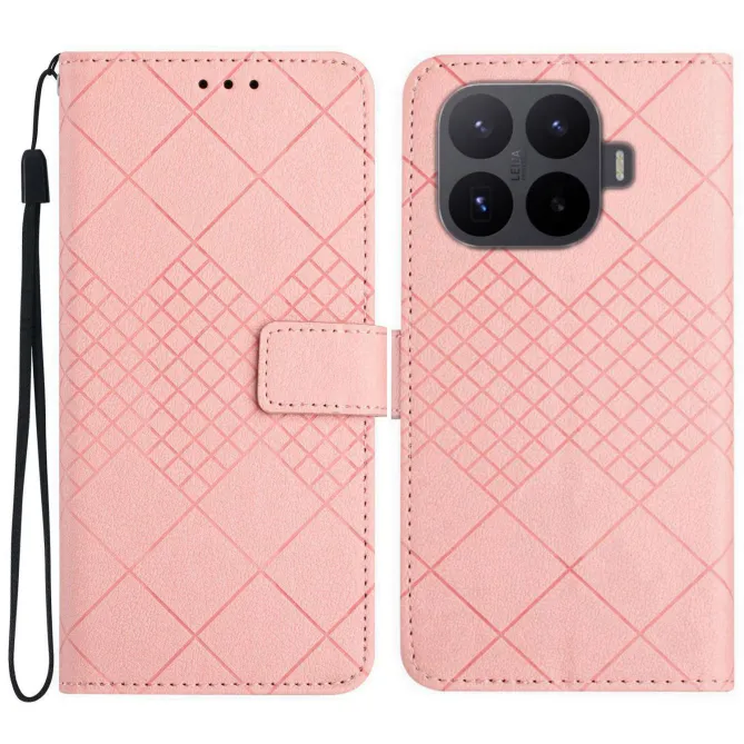 Housse Xiaomi 17T Pro Folio Losange Embossé Porte-Cartes