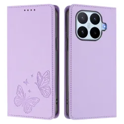 Flip Cover Xiaomi 17T Pro Papillon Simili Cuir Magnétique