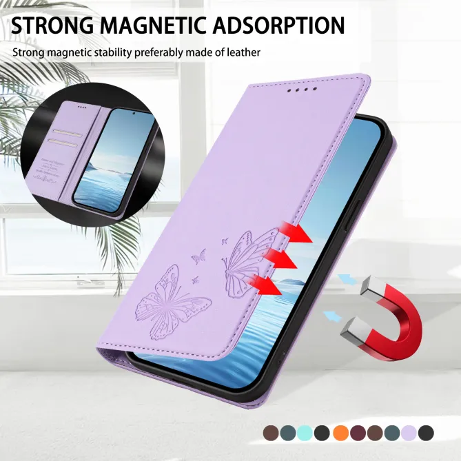 Flip Cover Xiaomi 17T Pro Papillon Simili Cuir Magnétique