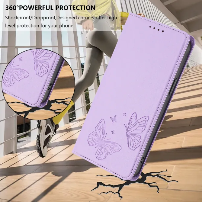 Flip Cover Xiaomi 17T Pro Papillon Simili Cuir Magnétique