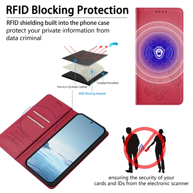 Flip Cover Xiaomi 17T Pro Papillon Simili Cuir Magnétique