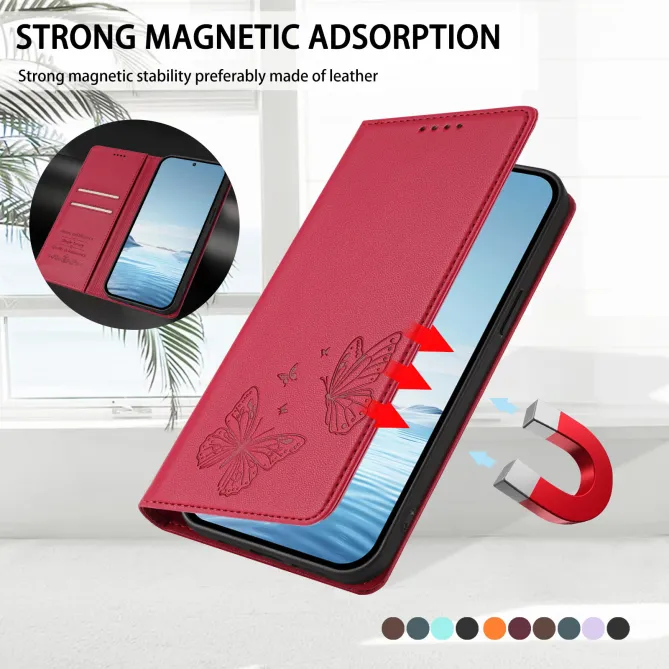 Flip Cover Xiaomi 17T Pro Papillon Simili Cuir Magnétique