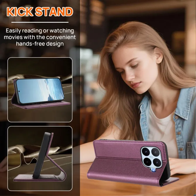 Flip Cover Xiaomi 17T Pro Papillon Simili Cuir Magnétique