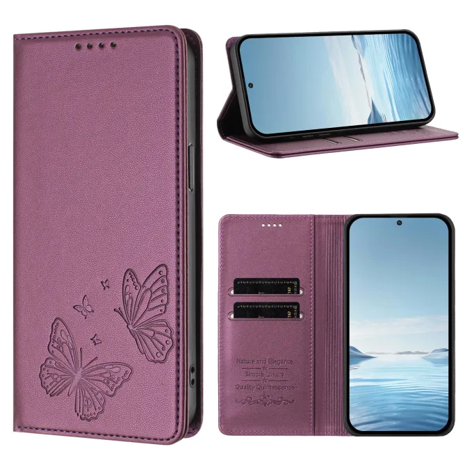 Flip Cover Xiaomi 17T Pro Papillon Simili Cuir Magnétique