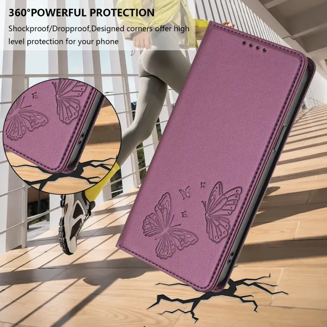 Flip Cover Xiaomi 17T Pro Papillon Simili Cuir Magnétique