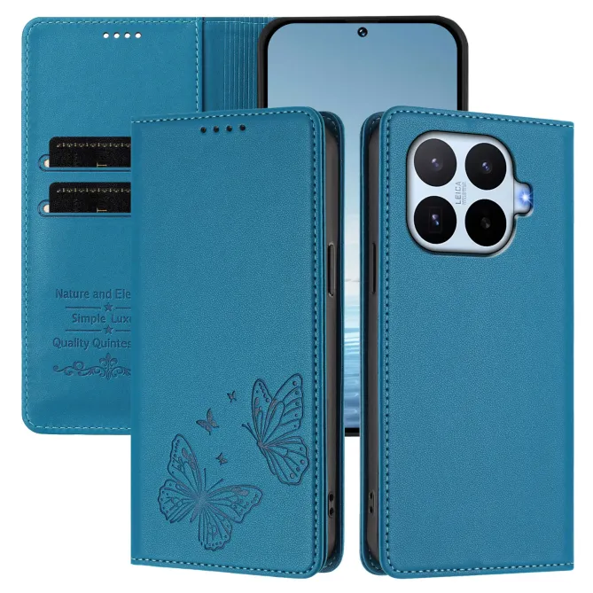 Flip Cover Xiaomi 17T Pro Papillon Simili Cuir Magnétique