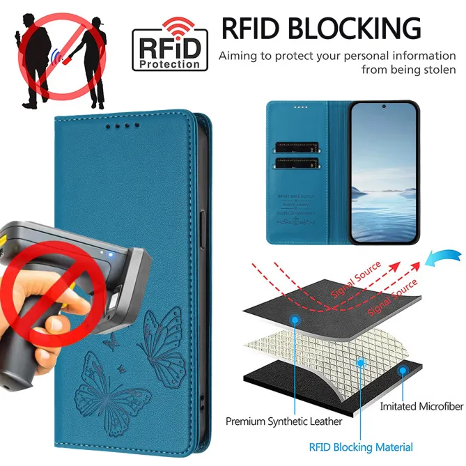 Flip Cover Xiaomi 17T Pro Papillon Simili Cuir Magnétique