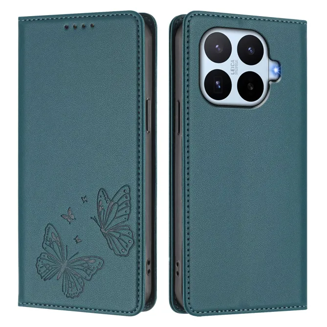 Flip Cover Xiaomi 17T Pro Papillon Simili Cuir Magnétique