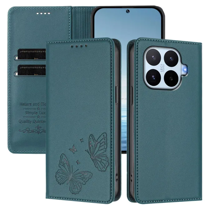 Flip Cover Xiaomi 17T Pro Papillon Simili Cuir Magnétique