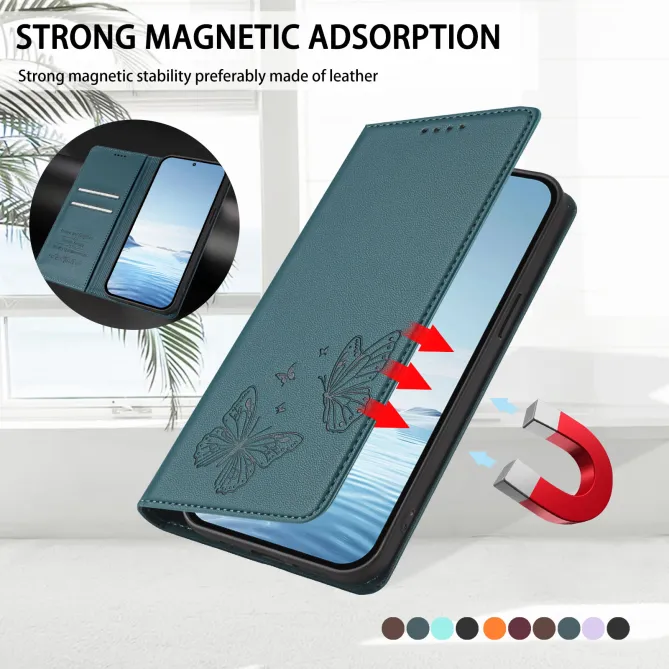 Flip Cover Xiaomi 17T Pro Papillon Simili Cuir Magnétique
