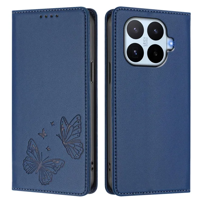 Flip Cover Xiaomi 17T Pro Papillon Simili Cuir Magnétique