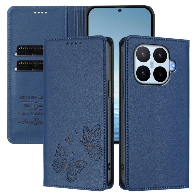 Flip Cover Xiaomi 17T Pro Papillon Simili Cuir Magnétique