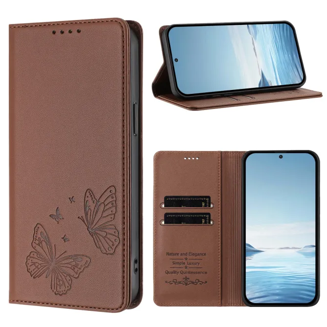 Flip Cover Xiaomi 17T Pro Papillon Simili Cuir Magnétique
