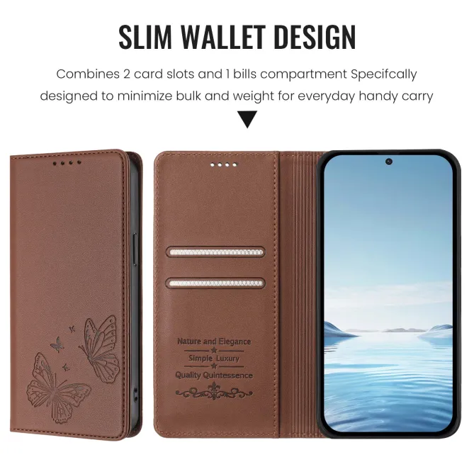 Flip Cover Xiaomi 17T Pro Papillon Simili Cuir Magnétique