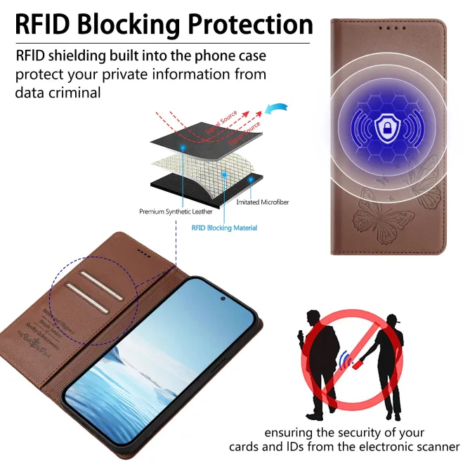 Flip Cover Xiaomi 17T Pro Papillon Simili Cuir Magnétique