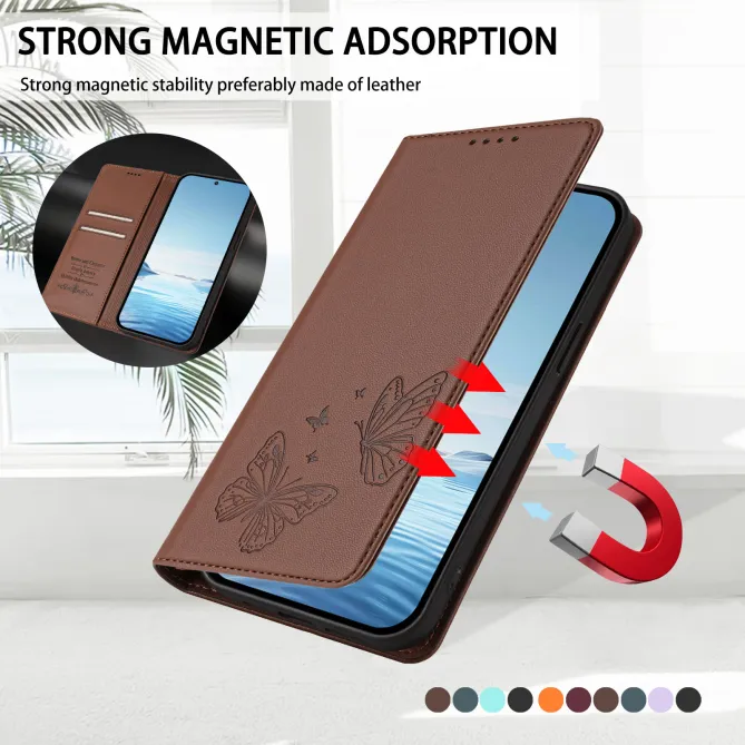 Flip Cover Xiaomi 17T Pro Papillon Simili Cuir Magnétique