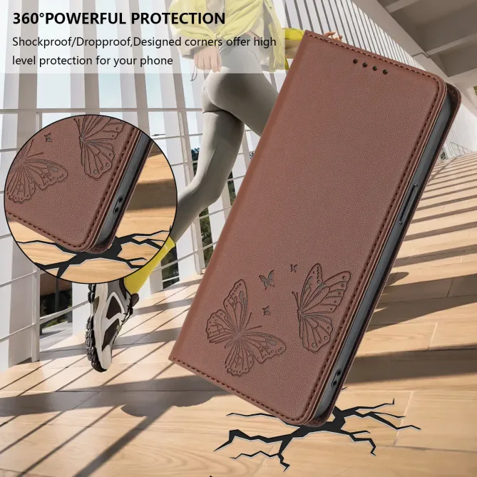 Flip Cover Xiaomi 17T Pro Papillon Simili Cuir Magnétique