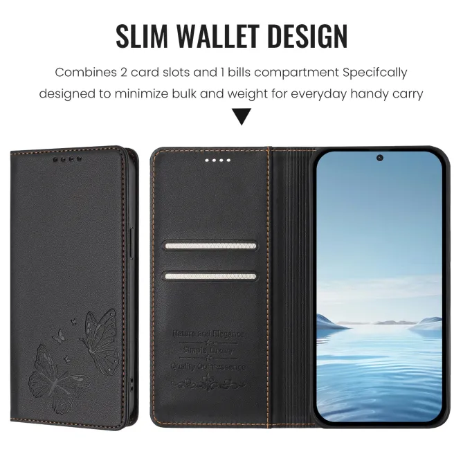Flip Cover Xiaomi 17T Pro Papillon Simili Cuir Magnétique