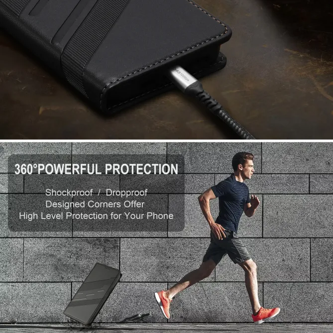 Flip Cover Xiaomi 17T Pro Lignes Structurées avec Porte-Cartes