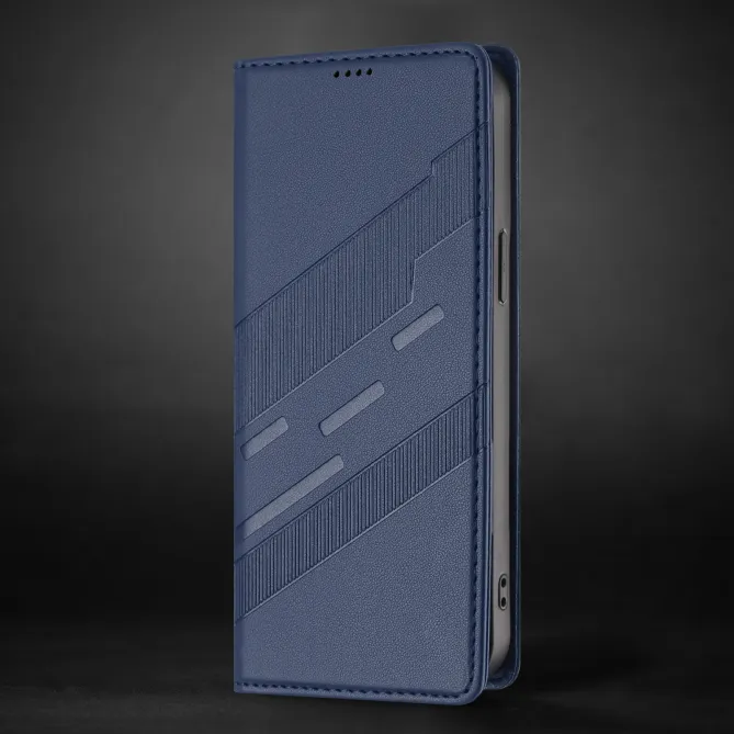Flip Cover Xiaomi 17T Pro Lignes Structurées avec Porte-Cartes