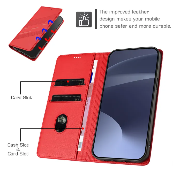 Flip Cover Xiaomi 17T Pro Lignes Structurées avec Porte-Cartes
