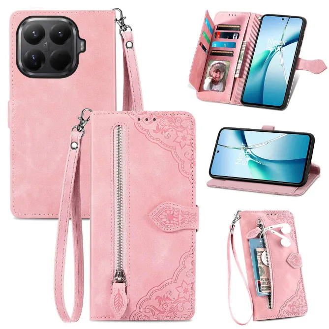 Housse Xiaomi 17T Pro Zippée Mandala Lanière