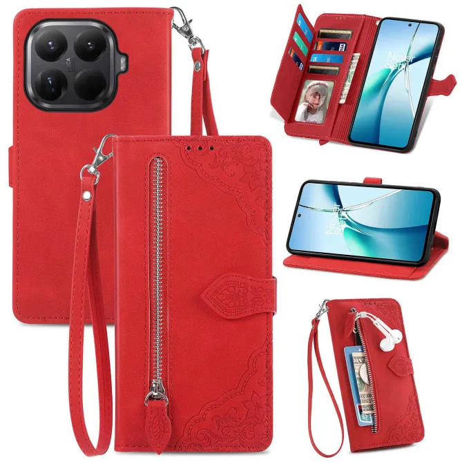 Housse Xiaomi 17T Pro Zippée Mandala Lanière