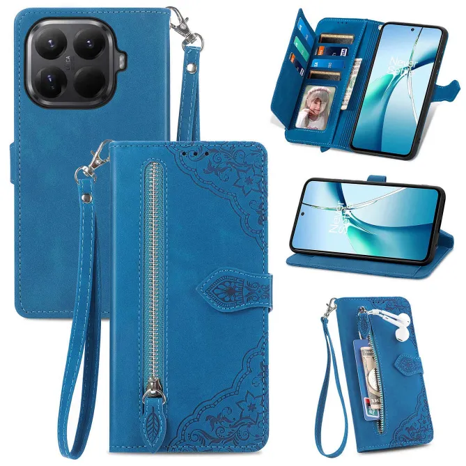 Housse Xiaomi 17T Pro Zippée Mandala Lanière
