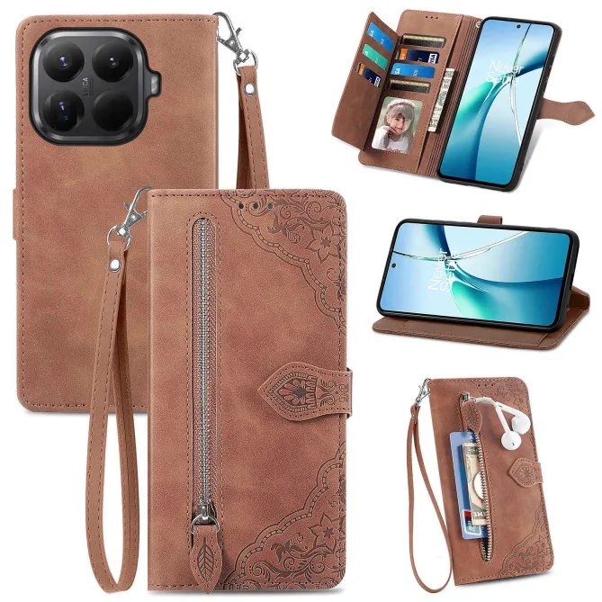Housse Xiaomi 17T Pro Zippée Mandala Lanière