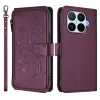 Housse Xiaomi 17T Pro Papillon Floral RFID Poche Zippée Dragonne
