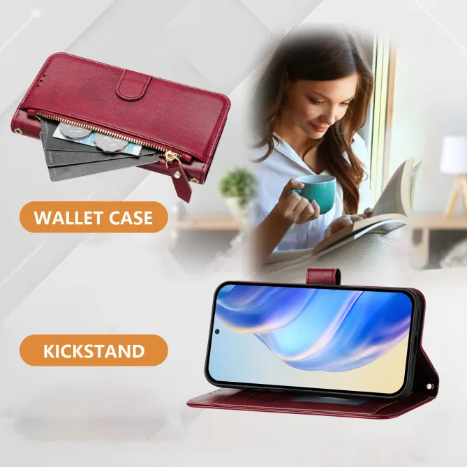 Housse Xiaomi 17T Pro Porte-Cartes à Lanière